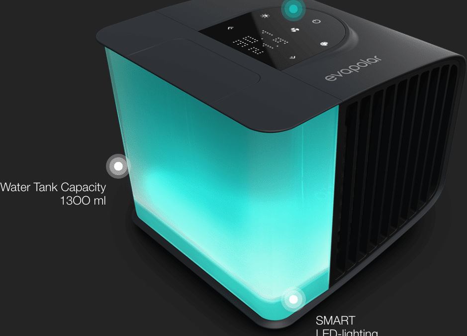 Lille aircondition – intelligent luftrenser med lys og smart app